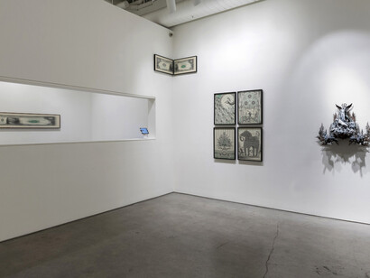 Kris Kuksi and Mark Wagner. Courtesy of Joshua Liner Gallery