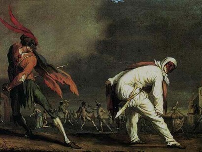 Captain Spezzamonte and Zanni 