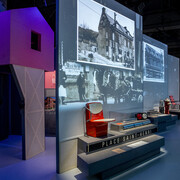 Saint-Henri, le cœur à l'ouvrage, vue de l'exposition. Avec l'aimable autorisation de Pointe-à-Callière