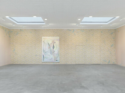 Laura Owens, exhibition view. Courtesy of Matthew Marks Gallery