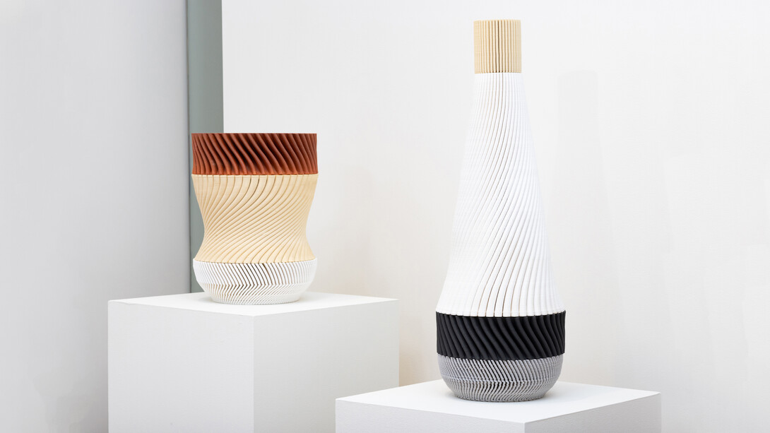 Thomas Schmidt, Tapered stack vase, 2025. Courtesy of Pentimenti