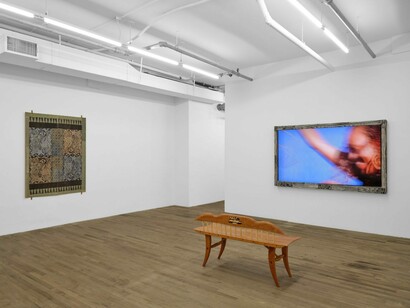 Paula Wilson, The wind keeps time, exhibition view. Courtesy of kaufmann repetto Gallery 
