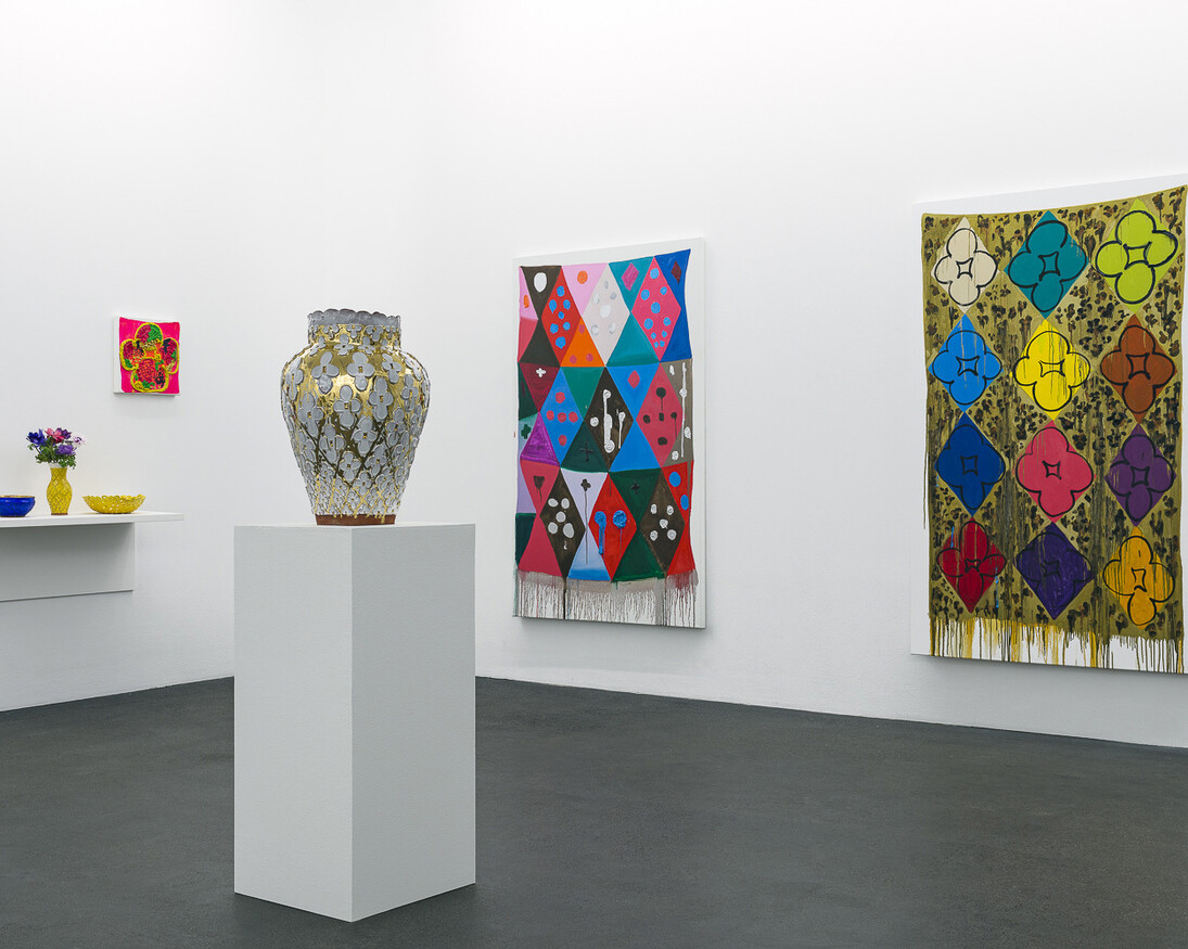 Judy Ledgerwood, Exhibition view. Courtesy of Häusler Contemporary 