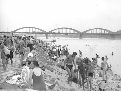 Die Donauinsel. 21 kilometer freiraum. Mit freundlicher genehmigung des Wien Museums