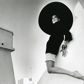 Gösta Peterson, Harper's Bazaar (Portugal), 1966, gelatin silver print, printed 2005, paper 11x14 inches, signed & titled in pencil on verso. Copyright Estate of Gösta Peterson, Courtesy Deborah Bell Photographs, New York