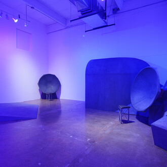 Michael Webster, Drawn breath, exhaled frequencies, exhibition view. Courtesy of Locust Projects 