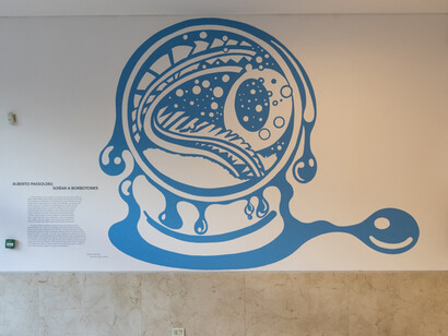 Alberto Passolini, Soñar a borbotones, vista de exhibición. Cortesía del Museo de Arte Moderno de Buenos Aires