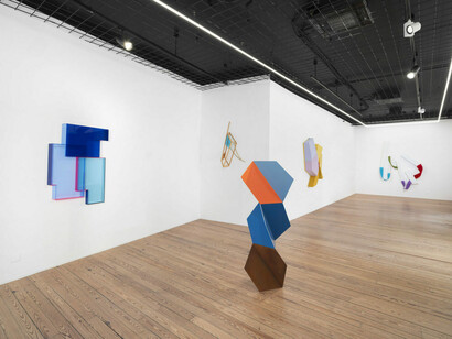 Henrik Eiben, Gap in the clouds, vue d'exposition. Avec l'aimable autorisation de la Galerie Lange + Pult