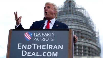 Trump en 2015: ya antes de convertirse en presidente, durante las primarias republicanas, el magnate se alineó con las posiciones más intransigentes de su partido y defendió un discurso beligerante hacia Irán