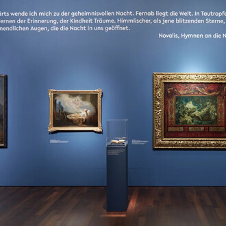 Verschiedene künstler, Sehnsucht nach Utopia. Malerei und skulptur der romantik, ausstellungsansicht. Mit freundlicher genehmigung des Arp Museums