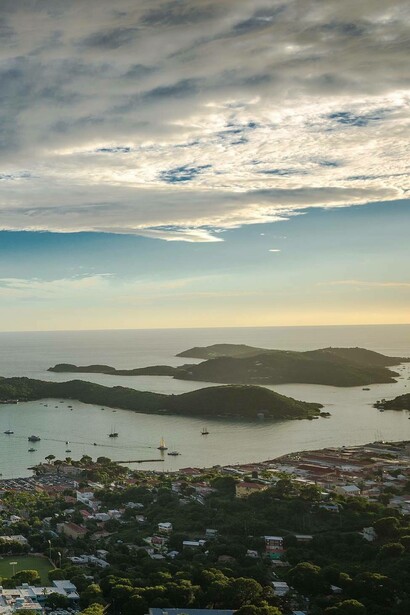Sunset at  Charlotte Amalie, St. Thomas, US Virgin Islands

