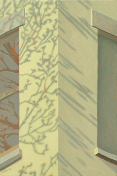 Mary Royall Wilgis, Hudson avenue, 5:18 pm (detail), 2026. Courtesy of DC Moore Gallery