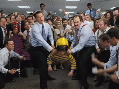 Diversiones excéntricas en "El lobo de Wall Street" (2013)