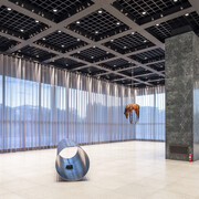 Maurizio Cattelan, Night, exhibition view. Courtesy of Neue Nationalgalerie