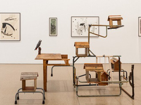 Kemang Wa Lehulere, Exhibition view. Courtesy of Maxxi