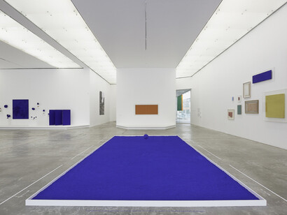 Yves Klein, Exhibition view. Courtesy of MUAC