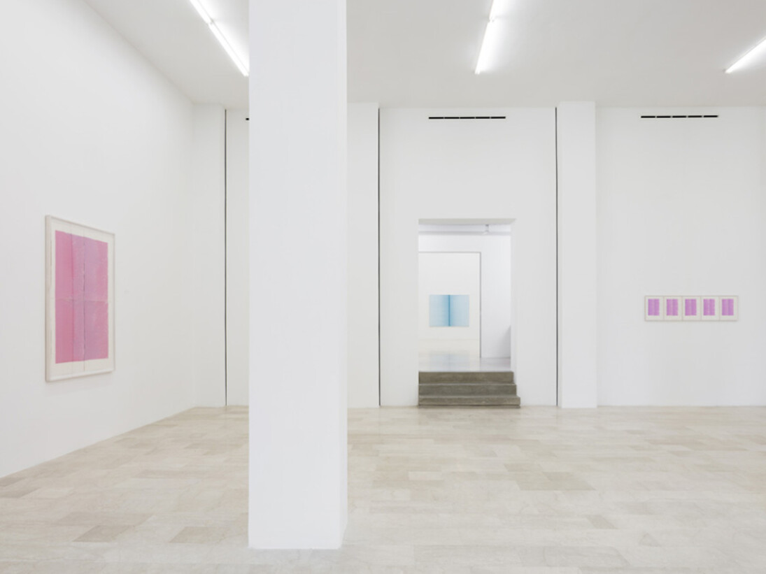 Irma Blank. Life Line, Exhibition view. Courtesy of P420