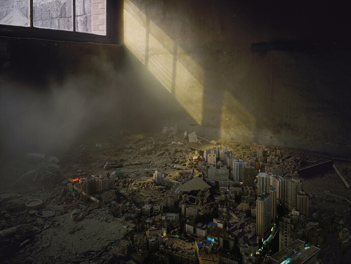 Jiang Pengyi, Unregistered City No.1, archival pigment print on otton rag paper, 150x209cm, 2008