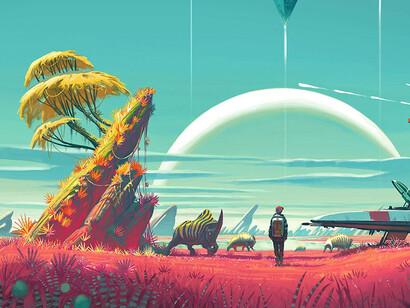 Imagen del videojuego independiente “No man sky”