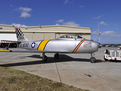 North American Aviation F-86 Sabre. Courtesy of Pearl Harbor Aviation Museum