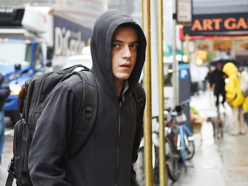 Rami Malek as Elliot in "Mr. Robot"