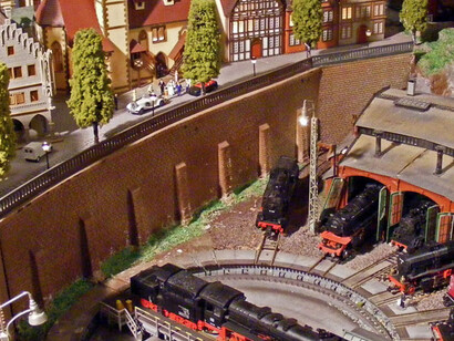 Toy / model trains. Courtesy of Musée du Jouet