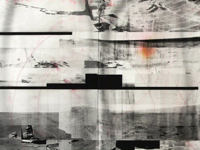 Yulia Pinkusevich, Recollections of Stones Unturned, Gltch Blk, 2016. Courtesy of Kent Fine Art