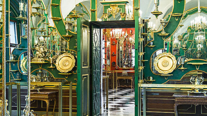 Historic Green Vault. Courtesy of Residenzschloss