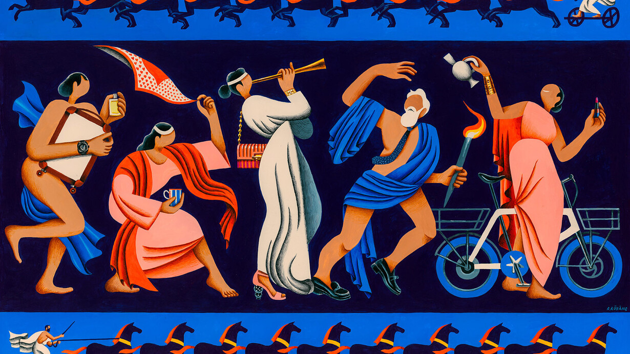 Rūrāns Roberts, Profesijas (detail), 2018. Courtesy of Zuzeum Art Museum