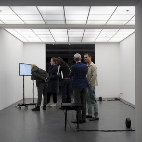 Stefan Karrer, oO., 2020, Ausstellungsansicht Kunsthaus Baselland 2020. Foto: Gina Folly