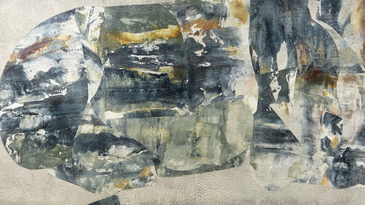 Alaina Enslen, Carbon gold, 2024. Courtesy of Carrie Haddad Gallery 