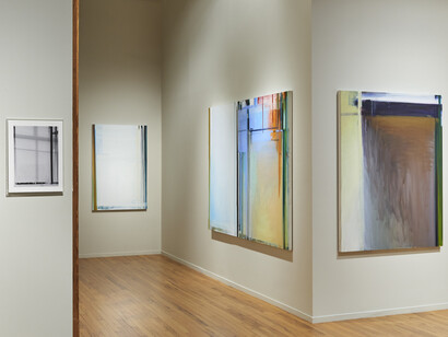 Installation view of “Juan Iribarren. Walls, Windows, and Nocturnes” at Cecilia de Torres, Ltd., New York, 2018. Photo by Arturo Sanchez. Courtesy of Cecilia de Torres, Ltd.