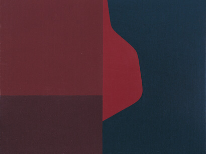 Arturo Bonfanti 1962_ Composizione 97, 1962, olio su tavola, cm 55x46