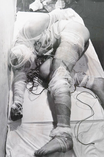 Rudolf Schwarzkogler. 3rd Action, 1965, printed early 1970s