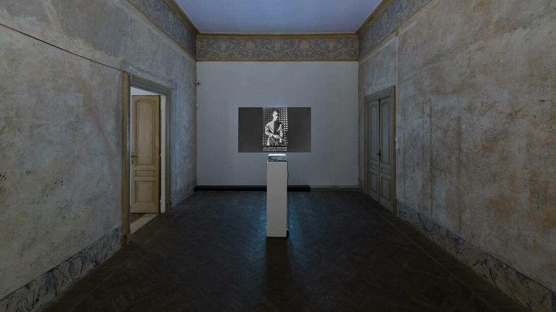 Ralf Hütter, Kraftwerk. The man machine, exhibition view. Courtesy of Indipendenza Gallery