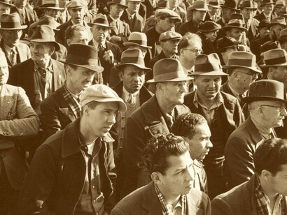 Desempleados en EE UU durante la Gran Depresión (años treinta)