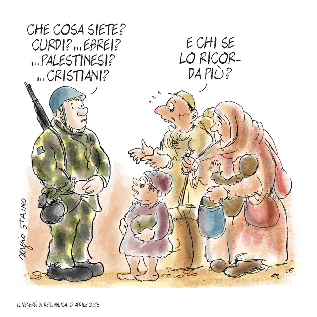 Da il Venerdì di Repubblica del 17 aprile 2015 