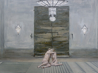 Morteza Khosravi, Series of Noise | In Praise of Pasolini (detail), 2025. Courtesy of Leila Heller Gallery