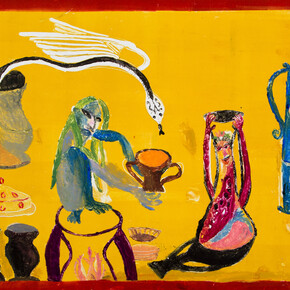 Rosie Vohra, Eleven Pots and a Snake with Breeding Wings