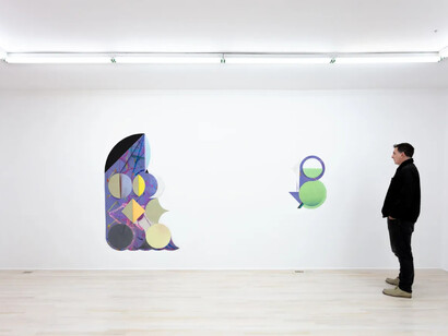 Matt Rich, P&!nting, exhibition view. Courtesy of Halsey McKay Gallery 