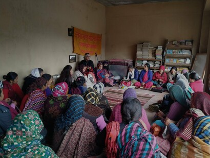 Maati Sangsthan, a women's movement in Indian Himalaya, helped communities tide over COVID-19 @Beena Nitwal 