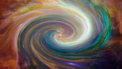 La bellezza di Dio nell'universo e la scintilla divina. Credo che sia vero che Dio non può essere circoscritto ma può essere descritto e visto da ognuno di noi perché Dio è amore e l’amore è Dio