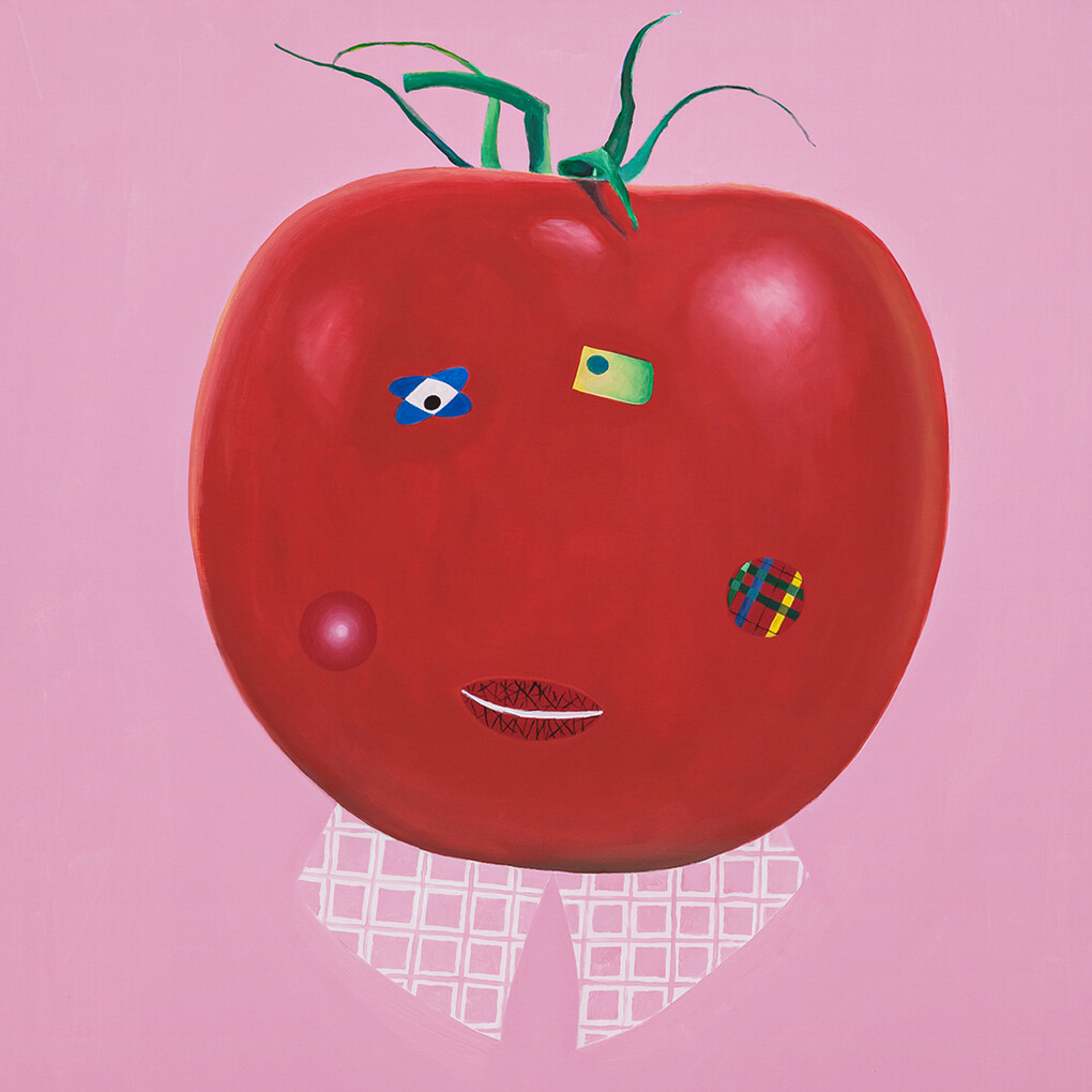 Lorenzo Scotto di Luzio. Untitled, 2016, acrylic on canvas 150 x 150 cm
