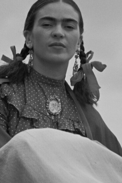 Fotografía de Frida Kahlo publicada en Vogue, Toni Frissell, 1937