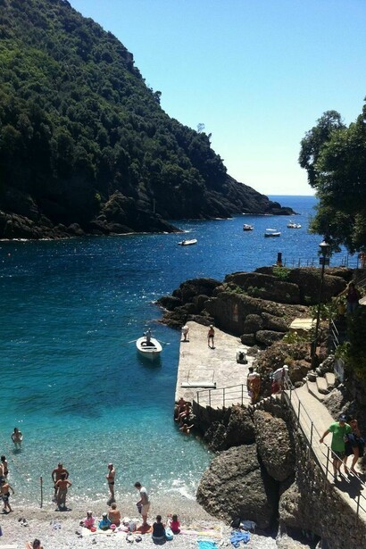 The bay of San Fruttuoso Abbey 