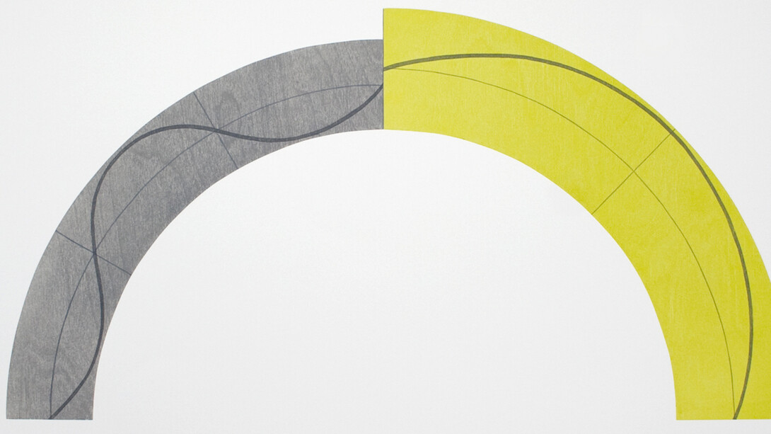 Josef Albers And Robert Mangold. Courtesy of Senior & Shopmaker 