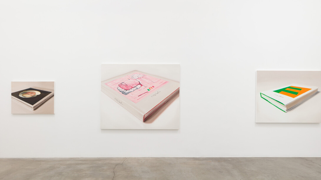 Book Paintings. Courtesy of Anat Ebgi