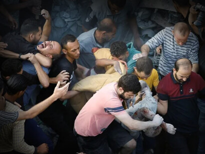 Habitantes de Gaza sufren los bombardeos de las Fuerzas Armadas de Israel