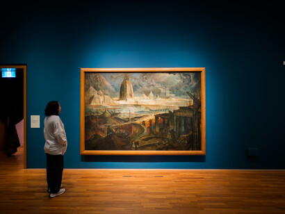 Diplomacy and desire. Basoeki Abdullah in Singapore, exhibition view. Courtesy of the National Gallery Singapore