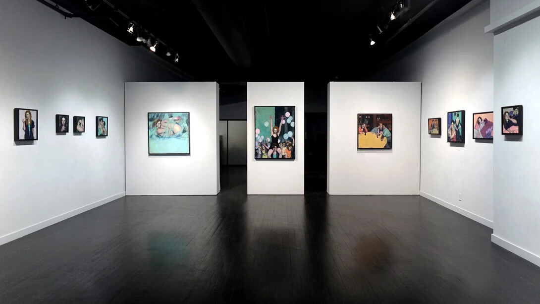 Malcolm T. Liepke, Recent paintings, exhibition view. Courtesy of Arcadia Contemporary